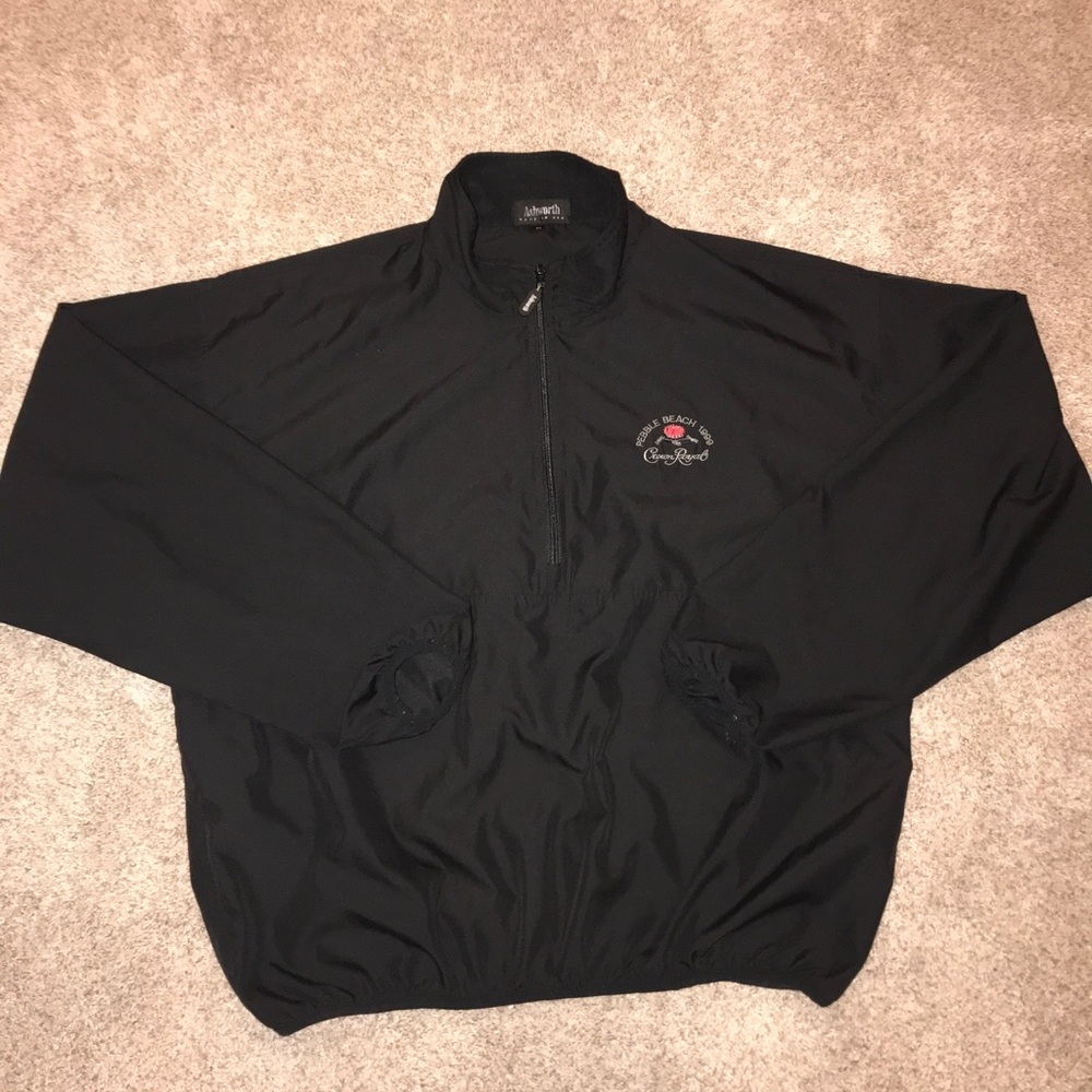 VINTAGE ASHWORTH Pebble Beach Windbreaker XL